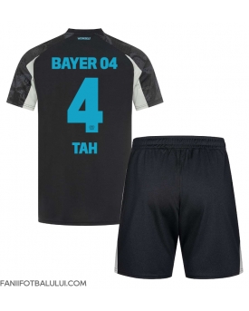 Bayer Leverkusen Jonathan Tah #4 Echipament de Fotbal Replică 2024-25 Copii Treilea (+ Șorturi)